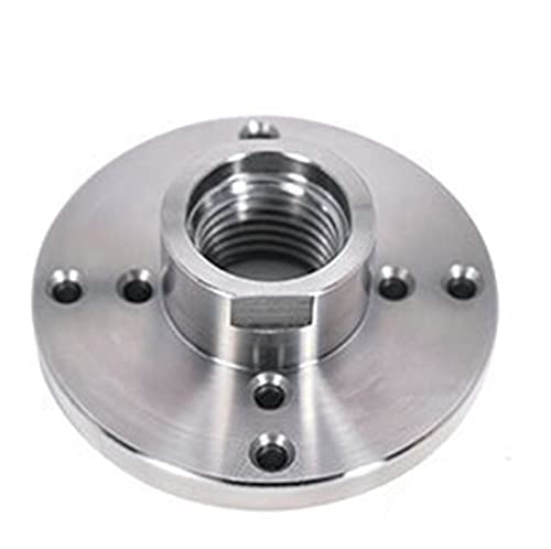 SXPXP Drehmaschinenzubehör, Drehmaschinenfutterplatte for die Holzbearbeitung, 1 Zoll x 8 TPI, Flansch-Planplatte, Drehmaschinenzubehör for die Holzbearbeitung(100mm (1 8tpi))(100mm (1 8tpi)) von SXPXP