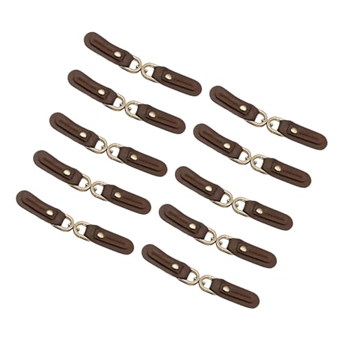 10 Stück Knebelverschlüsse zum Aufnähen, Leder, zum Aufnähen, Knopfverschlüsse für Kleidung, Oberbekleidung, Windbreaker, Jacken, Mantel, Strickwaren, Nähzubehör 10 Stück Knebelverschlüsse zum Aufnähen, Leder, zum Aufnähen, Knopfverschlüsse für Kleidung, Oberbekleidung, Windbreaker, Jacken, Mantel, Strickwaren, Nähzubehör von SXRQ