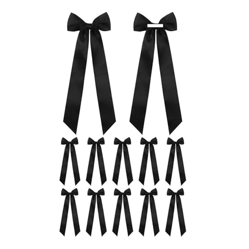 12 x Hochzeitsschleifen, Ornament, Klebebänder für Kerzenhalter, Tischdekoration, Kunst, Handwerk, Verpackung, Geschenkband von SXRQ