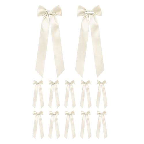 12 x Hochzeitsschleifen, Ornament, Klebebänder für Kerzenhalter, Tischdekoration, Kunst, Handwerk, Verpackung, Geschenkband von SXRQ