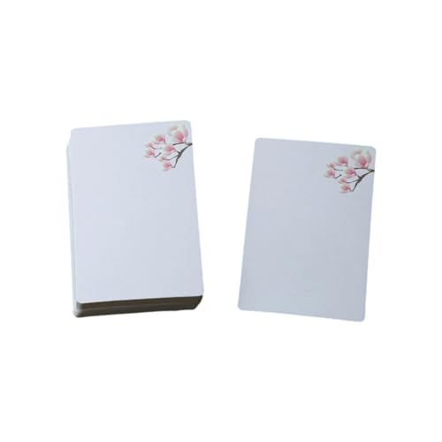 20 Blatt Bastelkarten, 5,7 x 8,9 cm, unliniert, für Hochzeit, Valentinstag, Weihnachten, Dankeskarten, Kunstkarten zum Zeichnen von SXRQ