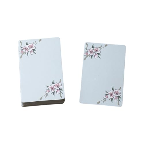 20 Blatt Bastelkarten, 5,7 x 8,9 cm, unliniert, für Hochzeit, Valentinstag, Weihnachten, Dankeskarten, Kunstkarten zum Zeichnen von SXRQ
