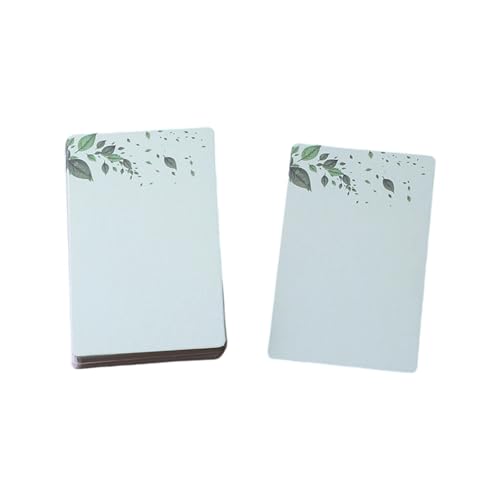 20 Blatt Bastelkarten, 5,7 x 8,9 cm, unliniert, für Hochzeit, Valentinstag, Weihnachten, Dankeskarten, Kunstkarten zum Zeichnen von SXRQ