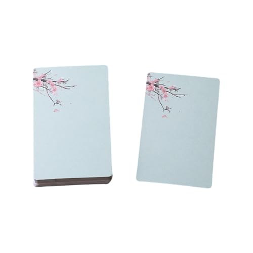 20 Blatt Bastelkarten, 5,7 x 8,9 cm, unliniert, für Hochzeit, Valentinstag, Weihnachten, Dankeskarten, Kunstkarten zum Zeichnen von SXRQ
