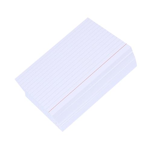 300 Blatt Indexkarten, liniert, Vokabelkarten, Präsentation, Lernkarten, Schulbedarf für Schüler 300 Blatt Indexkarten, liniert, Vokabelkarten, Präsentation, Lernkarten, Schulbedarf für Schüler von SXRQ