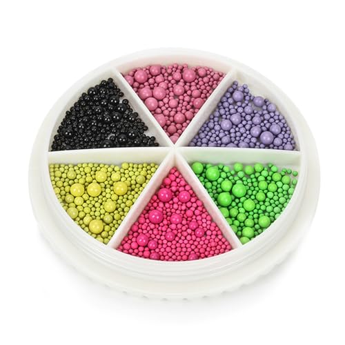 6 Gitter für farbige Nägel Macaron, Metallperlen, Nagel-Charms, Maniküre-Zubehör 6 Gitter für farbige Nägel Macaron, Metallperlen, Nagel-Charms, Maniküre-Zubehör von SXRQ