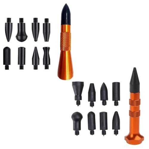 9-teiliges Auto-Metall-Ausbeulen-Reparaturwerkzeug, Mehrkopf-Dellen-Nivellierstift-Set, Autoblech-Dellen, Reparaturwerkzeug, Reparatur, Knockout-Stift zum Entfernen der Hand zum Entfernen 9-teiliges Auto-Metall-Ausbeulen-Reparaturwerkzeug, Mehrkopf-Dellen-Nivellierstift-Set, Autoblech-Dellen, Reparaturwerkzeug, Reparatur, Knockout-Stift zum Entfernen der Hand zum Entfernen von SXRQ