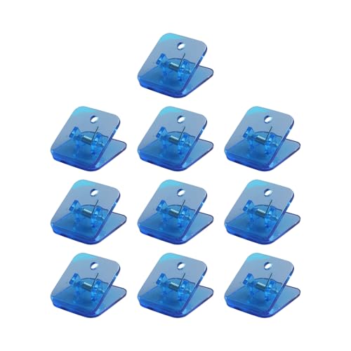Acryl-Büroklammern, quadratisch, Dokumenten-Organizer, Lebensmittelbeutel, Dichtung für Zuhause, Schule, Büro, 30 x 32 mm, 10 Stück Acryl-Büroklammern, quadratisch, Dokumenten-Organizer, Lebensmittelbeutel, Dichtung für Zuhause, Schule, Büro, 30 x 32 mm, 10 Stück von SXRQ