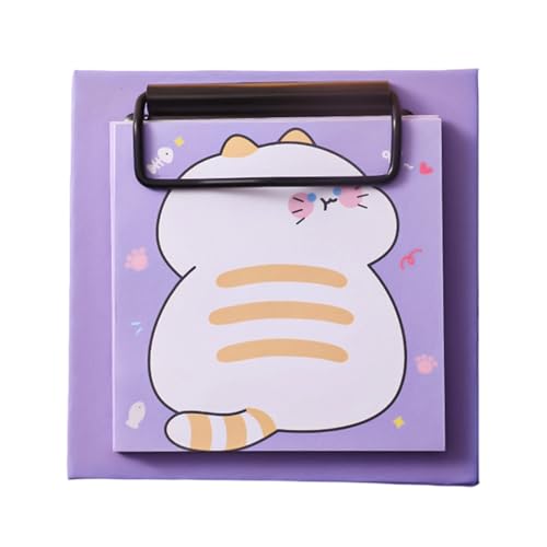 Cartoon-Notizblock mit Klemmbrett, 7,6 x 7,6 cm, 30 Blatt, kleine Notizblöcke zum Schreiben, Journaling, Büro, Schreibbedarf, Memopad Cartoon-Notizblock mit Klemmbrett, 7,6 x 7,6 cm, 30 Blatt, kleine Notizblöcke zum Schreiben, Journaling, Büro, Schreibbedarf, Memopad von SXRQ