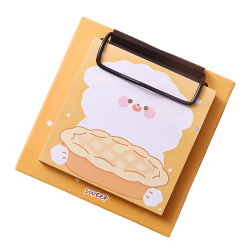 Cartoon-Notizblock mit Klemmbrett, 7,6 x 7,6 cm, 30 Blatt, kleine Notizblöcke zum Schreiben, Journaling, Büro, Schreibbedarf, Memopad Cartoon-Notizblock mit Klemmbrett, 7,6 x 7,6 cm, 30 Blatt, kleine Notizblöcke zum Schreiben, Journaling, Büro, Schreibbedarf, Memopad von SXRQ