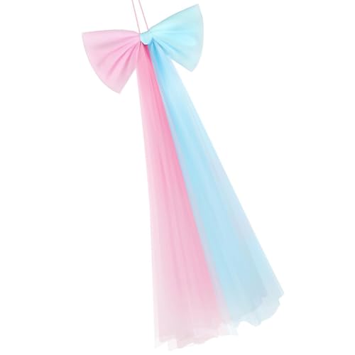 Große Schleife für Schultüte, Dekoration, 73 x 34 cm, Organza-Schleife für Babypartys, Kindergeburtstag, Hochzeit, Dekoration, Schulanfang Große Schleife für Schultüte, Dekoration, 73 x 34 cm, Organza-Schleife für Babypartys, Kindergeburtstag, Hochzeit, Dekoration, Schulanfang von SXRQ