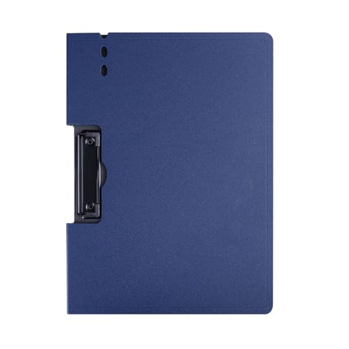 Klapp-Klemmbrett mit Metallclip, 32 x 24 cm, Standardgröße, Klemmbretter, Aktenordner, Schreibtafel für Büro, Metallclip, Aktenordner von SXRQ