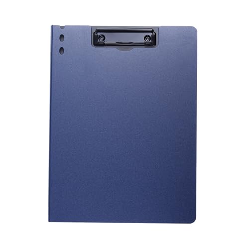 Klapp-Klemmbrett mit Metallclip, 32 x 24 cm, Standardgröße, Klemmbretter, Aktenordner, Schreibtafel für Büro, Metallclip, Aktenordner von SXRQ