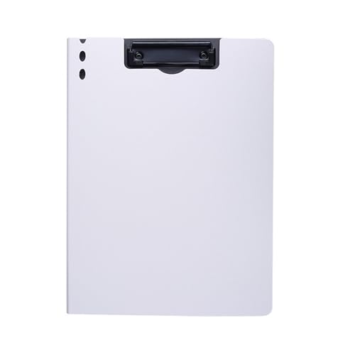 Klapp-Klemmbrett mit Metallclip, 32 x 24 cm, Standardgröße, Klemmbretter, Aktenordner, Schreibtafel für Büro, Metallclip, Aktenordner von SXRQ