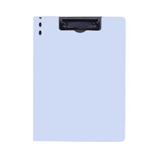 Klapp-Klemmbrett mit Metallclip, 32 x 24 cm, Standardgröße, Klemmbretter, Aktenordner, Schreibtafel für Büro, Metallclip, Aktenordner von SXRQ