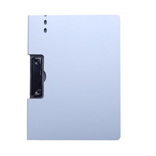 Klapp-Klemmbrett mit Metallclip, 32 x 24 cm, Standardgröße, Klemmbretter, Aktenordner, Schreibtafel für Büro, Metallclip, Aktenordner von SXRQ