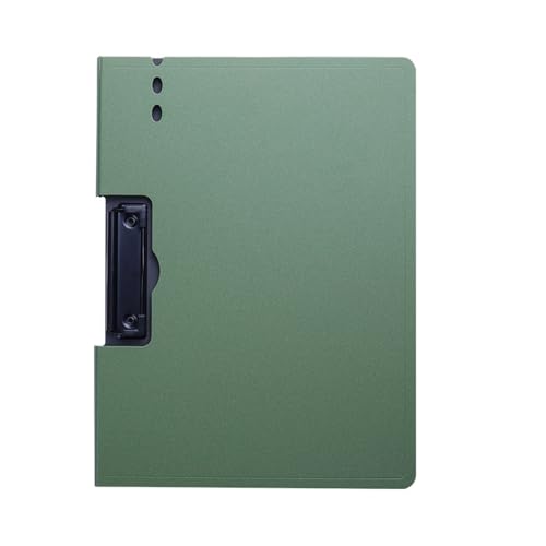 Klapp-Klemmbrett mit Metallclip, 32 x 24 cm, Standardgröße, Klemmbretter, Aktenordner, Schreibtafel für Büro, Metallclip, Aktenordner von SXRQ