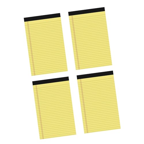 Kleine Notizblöcke, Notizblöcke, reißbar, liniert, für Notizen, Erinnerungen, linierte Papierblöcke, kleine Notizblöcke, Notizbuch, Kratzpads, 4 Stück von SXRQ