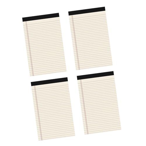 Kleine Notizblöcke, Notizblöcke, reißbar, liniert, für Notizen, Erinnerungen, linierte Papierblöcke, kleine Notizblöcke, Notizbuch, Kratzpads, 4 Stück von SXRQ