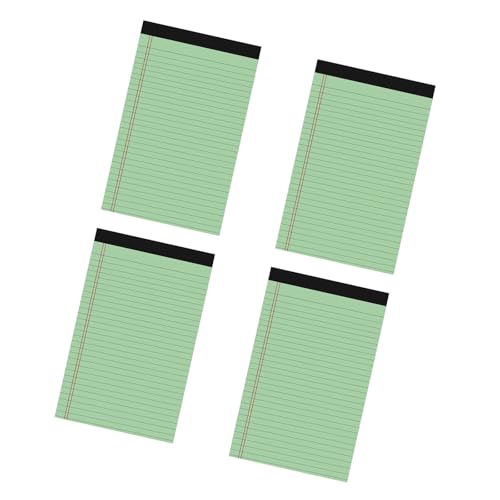 Kleine Notizblöcke, Notizblöcke, reißbar, liniert, für Notizen, Erinnerungen, linierte Papierblöcke, kleine Notizblöcke, Notizbuch, Kratzpads, 4 Stück von SXRQ