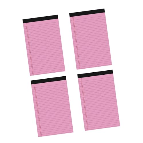Kleine Notizblöcke, Notizblöcke, reißbar, liniert, für Notizen, Erinnerungen, linierte Papierblöcke, kleine Notizblöcke, Notizbuch, Kratzpads, 4 Stück von SXRQ