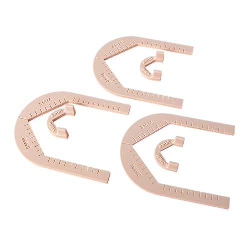 Ohrringlochausrichtungswerkzeug für Schmuckdesigner, ergonomisches Bastelzubehör, tragbare Größe, Schmucklochpositionierungswerkzeug von SXRQ