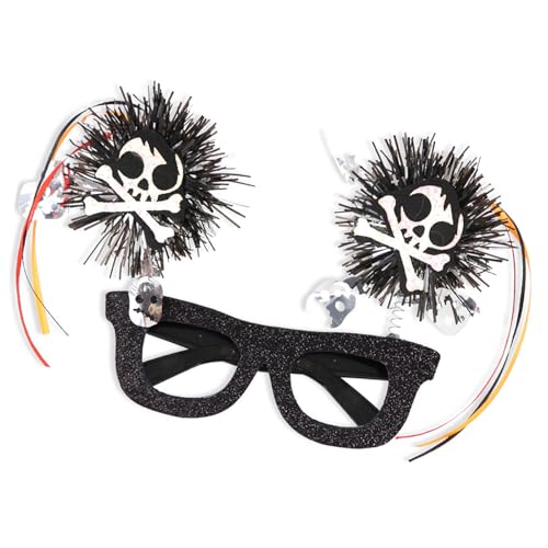 SXRQ Halloween Brille Festliche Brille Lametta Halloween Party Dekorationen Halloween Einzigartige Skelett Foto Requisiten SXRQ Halloween Brille Festliche Brille Lametta Halloween Party Dekorationen Halloween Einzigartige Skelett Foto Requisiten von SXRQ