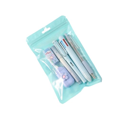 Schüler-Schreibwaren mit mehrfarbigem Kugelschreiber, Textmarker, einziehbarer Gelstift, Radiergummi, Bleistift, Korrekturband, Schulbedarf, 6 Stück Schüler-Schreibwaren mit mehrfarbigem Kugelschreiber, Textmarker, einziehbarer Gelstift, Radiergummi, Bleistift, Korrekturband, Schulbedarf, 6 Stück von SXRQ