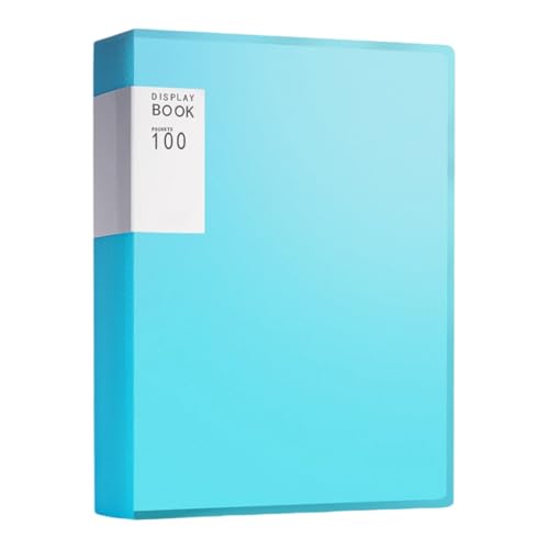 Sichtmappe mit 100 Taschen mit transparenten Schutzhüllen Präsentationsorganisator Dokumenten-Projektmappen für Büro Datei Organizer mit einfachem Zugriff Sichtmappe mit 100 Taschen mit transparenten Schutzhüllen Präsentationsorganisator Dokumenten-Projektmappen für Büro Datei Organizer mit einfachem Zugriff von SXRQ