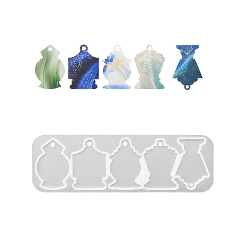 Silikonform für Anhänger, Ohrringe, ägyptisches Design, Schmuckformen, Silikon-Textur, Geschenk für Schmuck-Enthusiasten, Harzherstellung von SXRQ