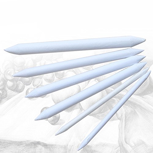 Tortillon-Skizzen-Set, 6 Stück, 6 Größen, Malwerkzeug, Pastellfarben, Urlaubs-Klebeband-Set, breite saisonale Kunst von SXRQ