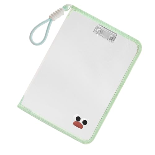 Transparenter PVC-Aktenkoffer, wasserabweisend, mit Griff, Dokumentenmappe in Briefgröße, Dokumentenmappe für Business, Schule, transparenter Ordner für Business von SXRQ