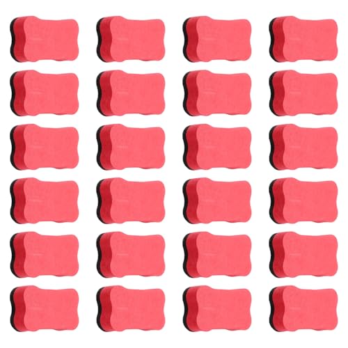 Whiteboard-Radiergummi, Knochenform, Filztafel-Reiniger, Büro-Radiergummis für Schule, Büro, Klassenzimmer, Knochenform, Whiteboard, trocken abwischbar, 24 Stück Whiteboard-Radiergummi, Knochenform, Filztafel-Reiniger, Büro-Radiergummis für Schule, Büro, Klassenzimmer, Knochenform, Whiteboard, trocken abwischbar, 24 Stück von SXRQ