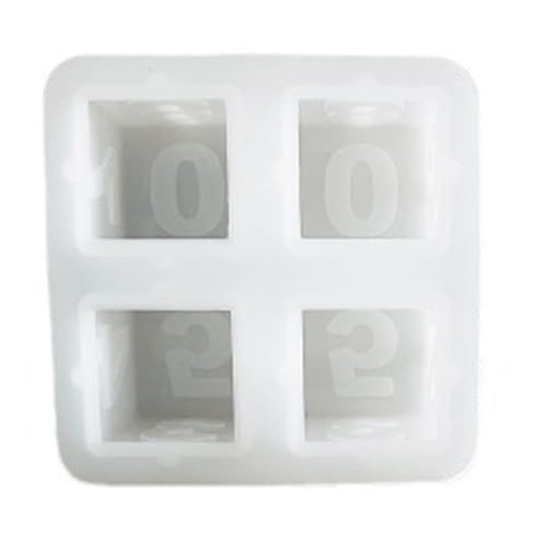 Zahlenwürfel-Silikonformen für Epoxidharz, Blockkalender, Spielwürfel, Gipsdekorationen, Heimdekoration Zahlenwürfel-Silikonformen für Epoxidharz, Blockkalender, Spielwürfel, Gipsdekorationen, Heimdekoration von SXRQ