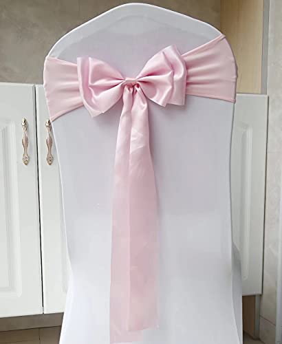 Stretch-Stuhlschärpen, Doppelschleifen, Stuhlbänder, Spandex, Stuhlbezug, Dekoration für Hochzeit, Party, Geburtstag, Bankett, Weihnachten, Veranstaltungen, Stuhldekoration, Stuhlschleife, Hellrosa Stretch-Stuhlschärpen, Doppelschleifen, Stuhlbänder, Spandex, Stuhlbezug, Dekoration für Hochzeit, Party, Geburtstag, Bankett, Weihnachten, Veranstaltungen, Stuhldekoration, Stuhlschleife, Hellrosa von SXXXLDNG