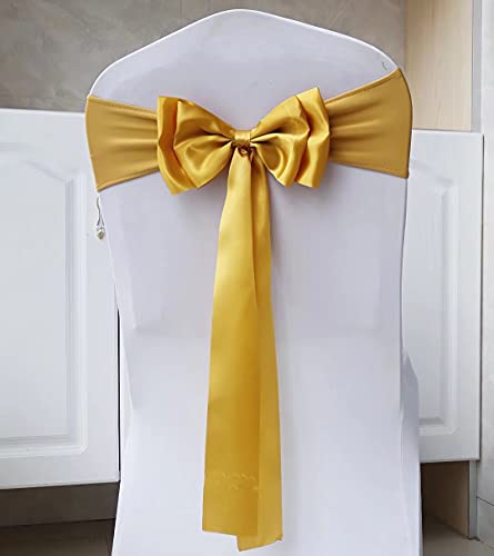 Stretch-Stuhlschärpen, Doppelschleifen, Stuhlbänder, Spandex, Stuhlbezug, Dekoration für Hochzeit, Party, Geburtstag, Bankett, Weihnachten, Veranstaltungen, Stuhldekoration, Stuhlschleife, Gelb, 50 Stretch-Stuhlschärpen, Doppelschleifen, Stuhlbänder, Spandex, Stuhlbezug, Dekoration für Hochzeit, Party, Geburtstag, Bankett, Weihnachten, Veranstaltungen, Stuhldekoration, Stuhlschleife, Gelb, 50 von SXXXLDNG