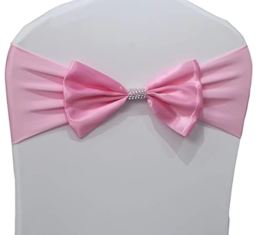 Stuhl-Schärpe, Spandex, Stuhlschärpen, Schleifen gebunden für Hochzeit, Stühle, Dekorationen, Stuhlschärpen, Abdeckung für Jahrestag, Party, Zeremonie, besondere Anlässe, Dekoration (Rosa, 10 Stück) Stuhl-Schärpe, Spandex, Stuhlschärpen, Schleifen gebunden für Hochzeit, Stühle, Dekorationen, Stuhlschärpen, Abdeckung für Jahrestag, Party, Zeremonie, besondere Anlässe, Dekoration (Rosa, 10 Stück) von SXXXLDNG