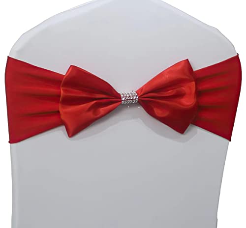 Stuhlschärpe Schleife Spandex Stuhlschärpen Schleifen gebunden für Hochzeit Stühle Dekorationen Stuhl Schärpen Abdeckung für Jahrestag Party Zeremonie Besondere Anlässe Dekoration (Rot, 50 Stück) Stuhlschärpe Schleife Spandex Stuhlschärpen Schleifen gebunden für Hochzeit Stühle Dekorationen Stuhl Schärpen Abdeckung für Jahrestag Party Zeremonie Besondere Anlässe Dekoration (Rot, 50 Stück) von SXXXLDNG