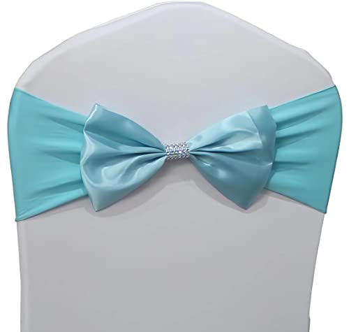 Stuhlschärpe Schleife Spandex Stuhlschärpen Schleifen gebunden für Hochzeit Stühle Dekorationen Stuhl Schärpen Abdeckung für Jahrestag Party Zeremonie besondere Anlässe Dekoration (Himmelblau, 50 Stuhlschärpe Schleife Spandex Stuhlschärpen Schleifen gebunden für Hochzeit Stühle Dekorationen Stuhl Schärpen Abdeckung für Jahrestag Party Zeremonie besondere Anlässe Dekoration (Himmelblau, 50 von SXXXLDNG