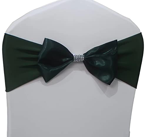 Stuhlschärpe Schleife Spandex Stuhlschärpen Schleifen gebunden für Hochzeit Stühle Dekorationen Stuhl Schärpen Abdeckung für Jubiläum Party Zeremonie besondere Anlässe Dekoration (Dunkelgrün, 100 Stuhlschärpe Schleife Spandex Stuhlschärpen Schleifen gebunden für Hochzeit Stühle Dekorationen Stuhl Schärpen Abdeckung für Jubiläum Party Zeremonie besondere Anlässe Dekoration (Dunkelgrün, 100 von SXXXLDNG