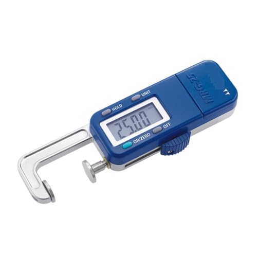Messgerät Dickenmesser Werkzeug Digitales Messgerät MRG-25 Messen Sie Diamant-Edelstein-Perlen-Schmuck Hochwertiges Elektronisches Dickenmessgerät 0-25 Mm 0,01 Mm von SXYGYWA