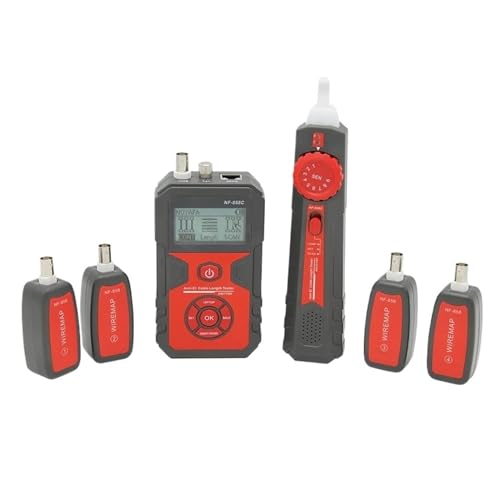 NF-858C RJ45 BNC VFL Verdrahtung Tester Linie Locator Tragbare Kabel Tracker BNC Messen Kabel Länge Netzwerk Tester Werkzeuge Genaue Identifizierung von SXYGYWA