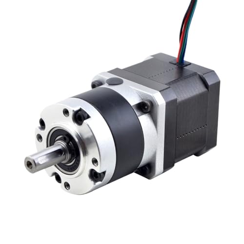 Schrittmotor Nema 17, Schrittmotor, 0,36 Nm, Planetengetriebemotor Nema 17, Verhältnis 5:1/10:1, Φ8 mm Ausgangswelle für CNC, niedrigere Impedanz (Verhältnis 5 zu 1) von SXYKXYDL