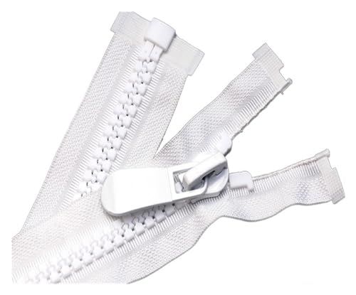 Reißverschlüsse, Reißverschluss, Schwarz, Weiß, Reißverschluss mit offenem Ende, Doppelschieber, Jacke, Mantel for Selbermachen, Nähen, Kleidung, Zelt, Markise, Reißverschlüsse(White Single Slider,100 Reißverschlüsse, Reißverschluss, Schwarz, Weiß, Reißverschluss mit offenem Ende, Doppelschieber, Jacke, Mantel for Selbermachen, Nähen, Kleidung, Zelt, Markise, Reißverschlüsse(White Single Slider,100 von SYBNIKOLF
