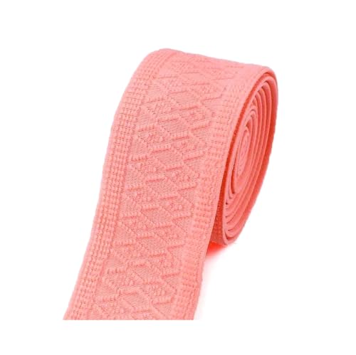 SYBNIKOLF Gummiband für Nähen, 4 Meter 50 mm weich for Nähen von Hosen, Kleidung, Gummiband, Stretch-Gurtband, Dekoration, DIY-Zubehör, rot, 50 mm(Dark Pink) von SYBNIKOLF
