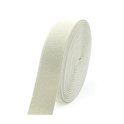 SYBNIKOLF Gummiband für Nähen, 5 Meter 10–50 mm for Hosen Taille Gummiband DIY Unterwäsche Kleidung Nähzubehör, rot, 20 mm(Beige,38mm) von SYBNIKOLF