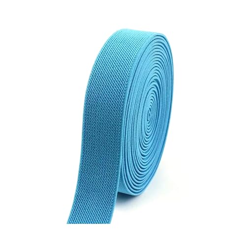 SYBNIKOLF Gummiband für Nähen, 5 Meter 10–50 mm for Hosen Taille Gummiband DIY Unterwäsche Kleidung Nähzubehör, rot, 20 mm(Blue,30mm) von SYBNIKOLF