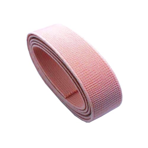 SYBNIKOLF Gummiband für Nähen, 5 Meter Nähen 3 cm Flacher elastischer Gürtel Taillengummiband Stricken Nähzubehör, Rot, 30 mm(Pink) von SYBNIKOLF