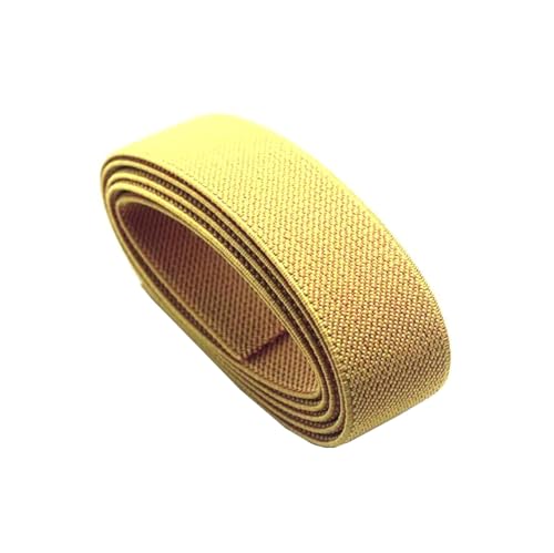 SYBNIKOLF Gummiband für Nähen, 5 Meter Nähen 3 cm Flacher elastischer Gürtel Taillengummiband Stricken Nähzubehör, Rot, 30 mm(Yellow) von SYBNIKOLF
