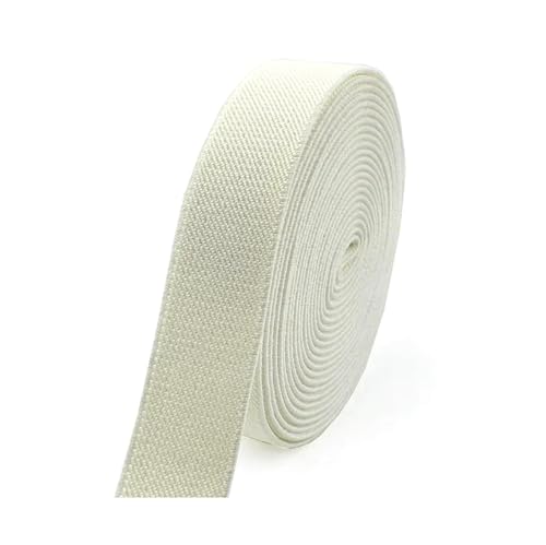 SYBNIKOLF Gummiband für Nähen, 6 Meter 10–50 mm buntes Nylon-verdicktes Gummiband for Kleidung, DIY-Nähzubehör, rot, 38 mm(Beige,50mm) von SYBNIKOLF